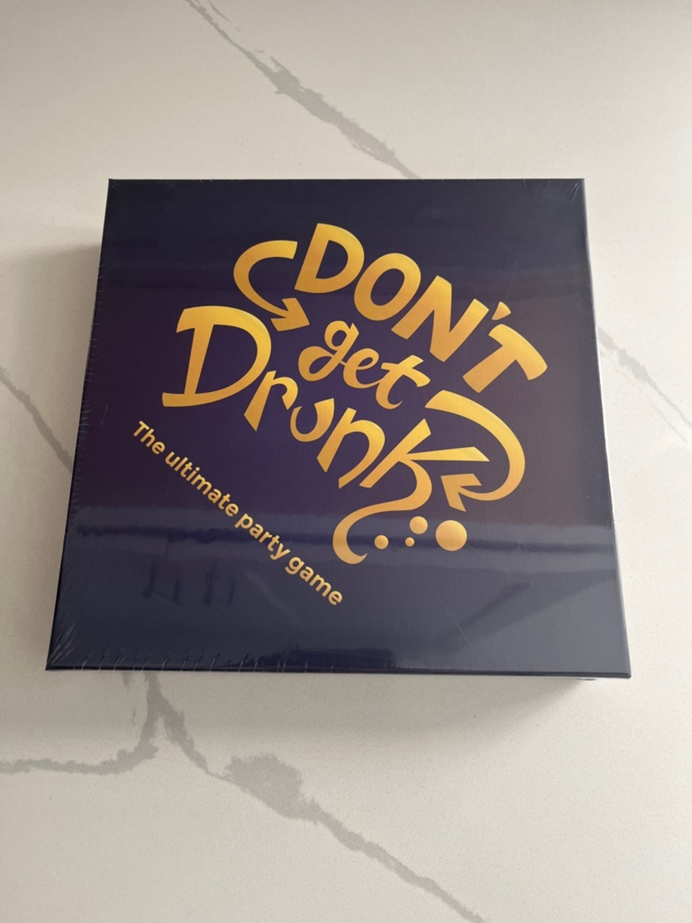 Don't Get Drunk: The Ultimate Party Game - Navy & Gold